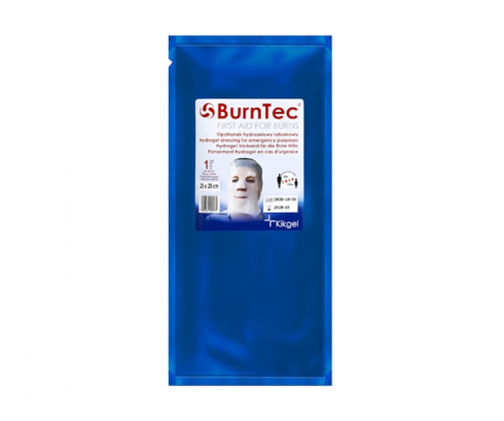 Opatrunek hydrożelowy na twarz BurnTec 25cm x 25cm